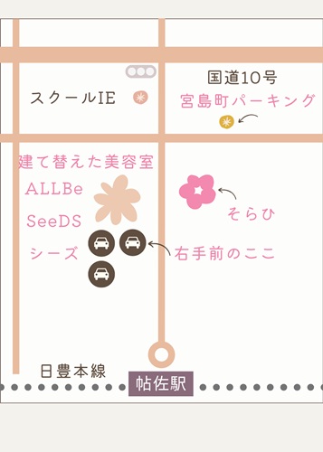 駐車場の地図